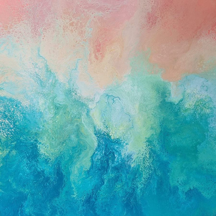 Pindan Beach Of Roebuck Bay WA By Angela Anderson | Canvas Square Print