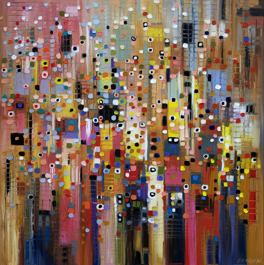 Nocturne By Ekaterina Ermilkina | Canvas Square Print