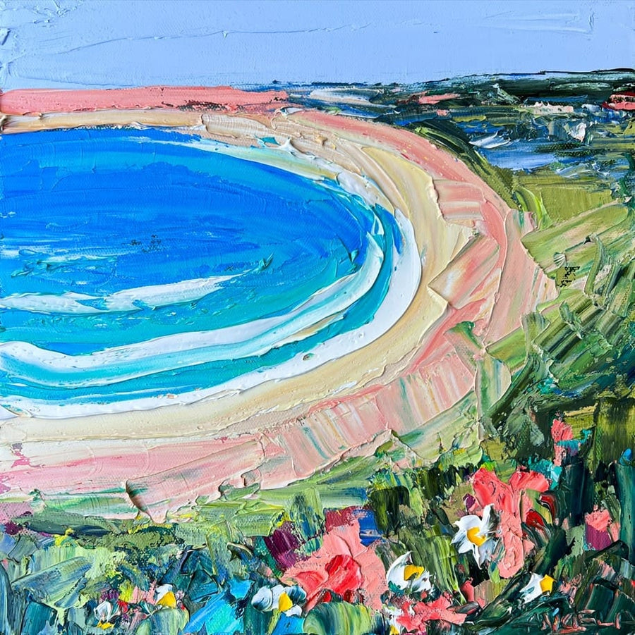 Bayside Serenity By Angela Hawkey | Canvas Square Print
