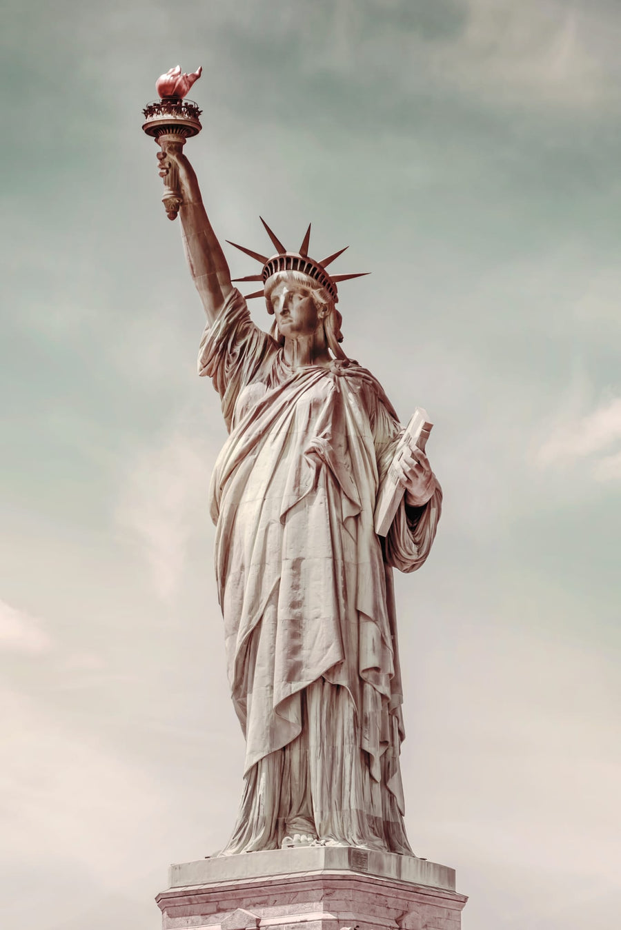 Statue Of Liberty New York By Melanie Viola | Art & Canvas Print