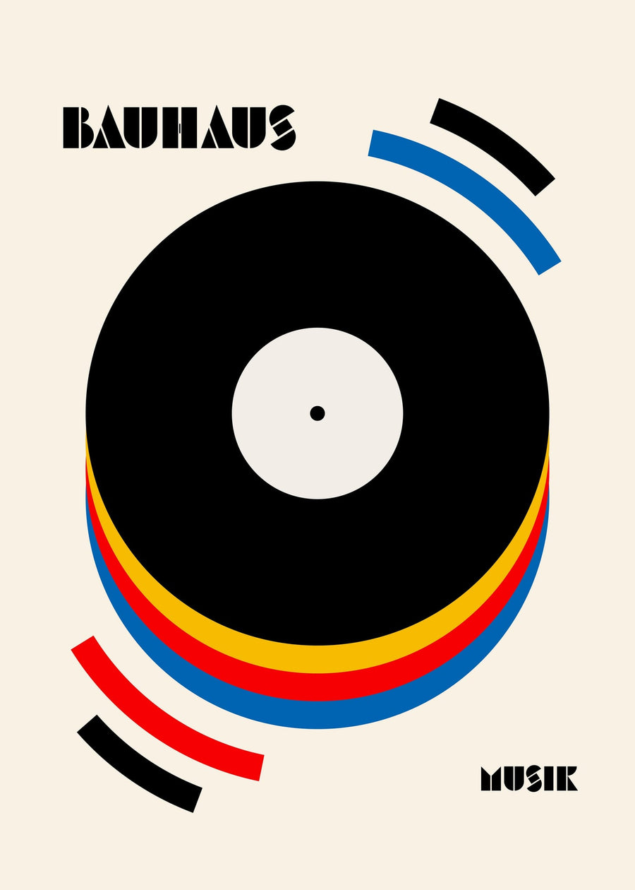 Abstract Music Vinyl By Retrodrome | Art & Canvas Print