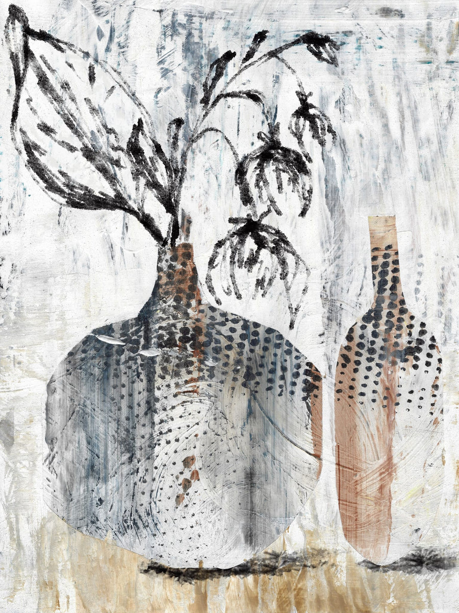 Abstract Floral Still Life By Annick | Art & Canvas Print