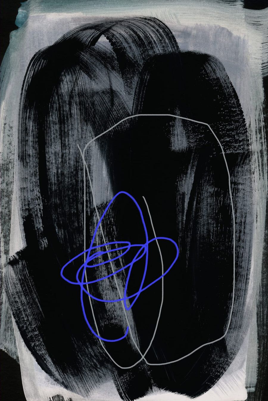Dynamic Abstract Lines By Mareike Böhmer | Art & Canvas Print