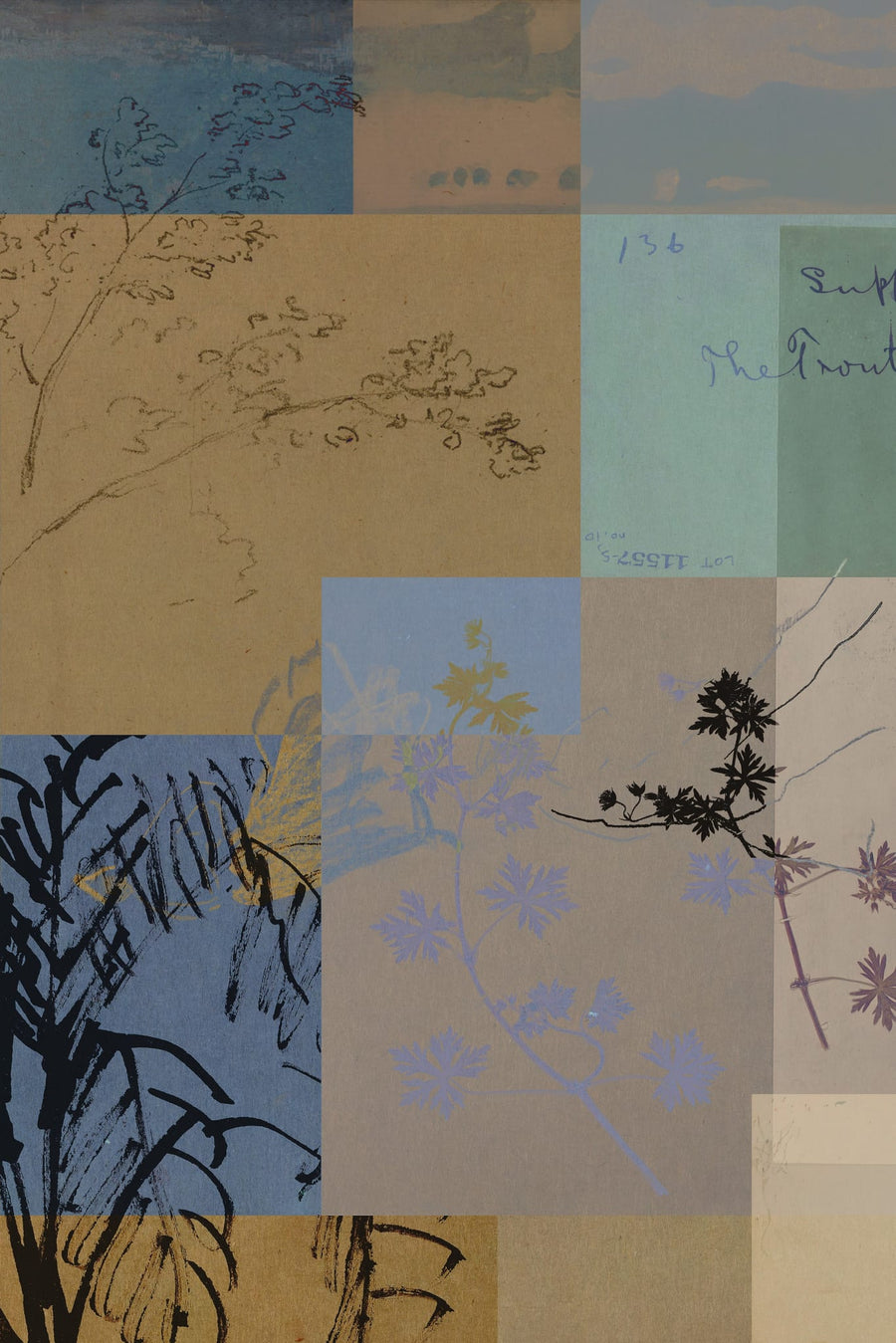 Botanical Layers Study By Treechild | Art & Canvas Print