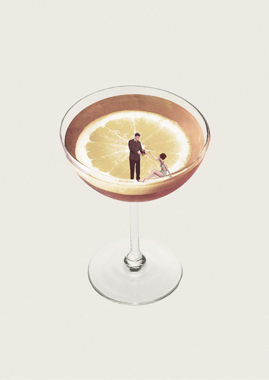 My drink needs a drink By Maarten Léon | Art & Canvas Print