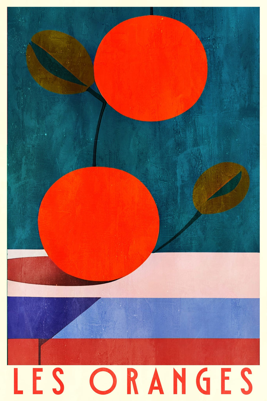Vibrant Orange Still Life By Bo Anderson | Art & Canvas Print