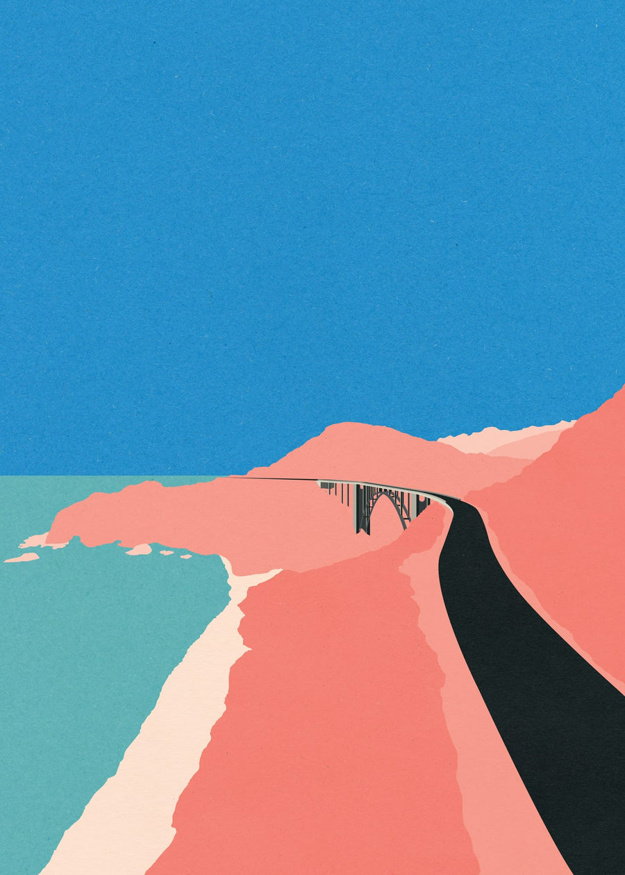 Pacific Coast Highway Big Sur By Rosi Feist | Art & Canvas Print