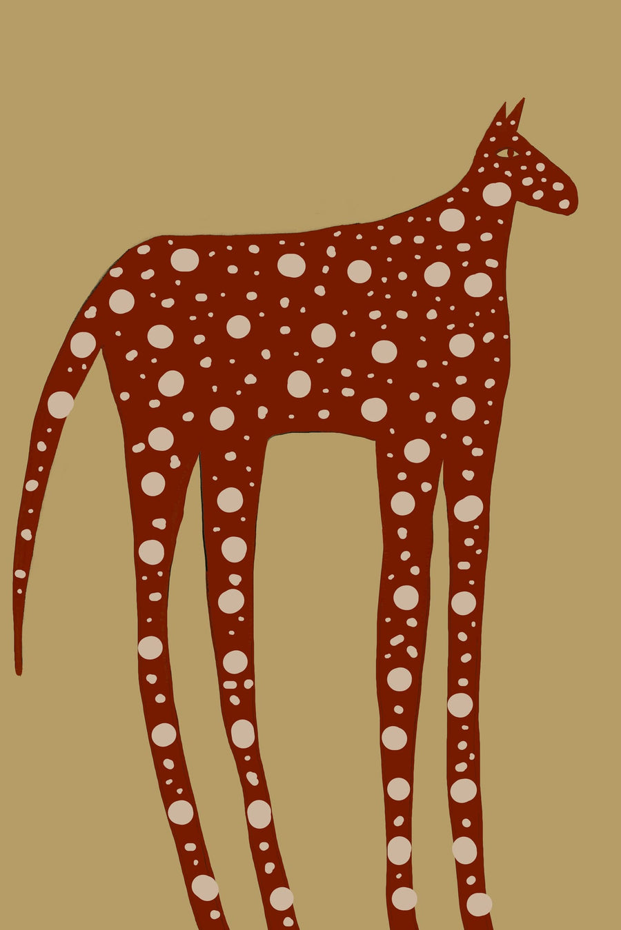 Spotted Earthy Creature By The Art Concept | Art & Canvas Print
