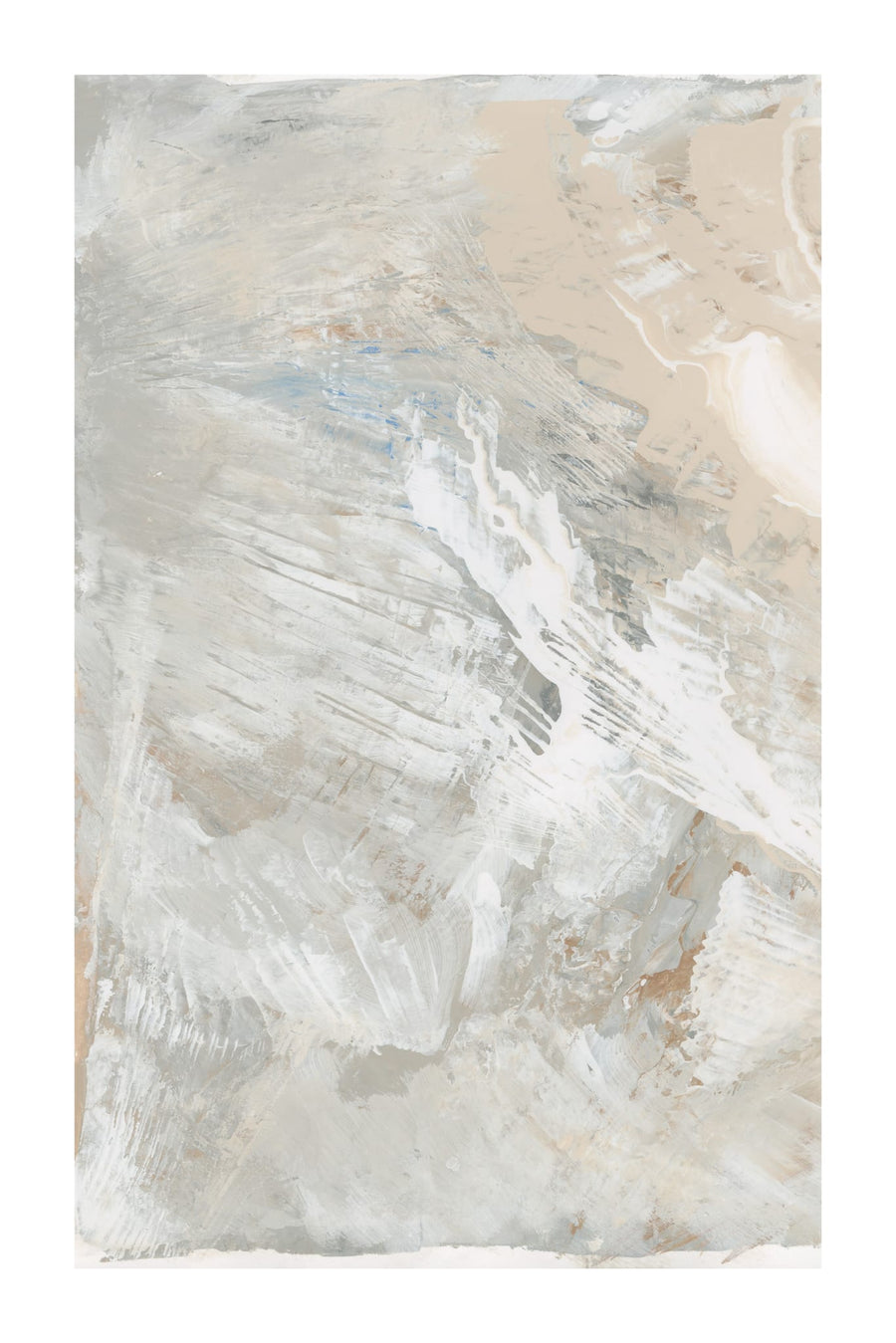 Subtle Flowing Abstract By Cartissi | Art & Canvas Print
