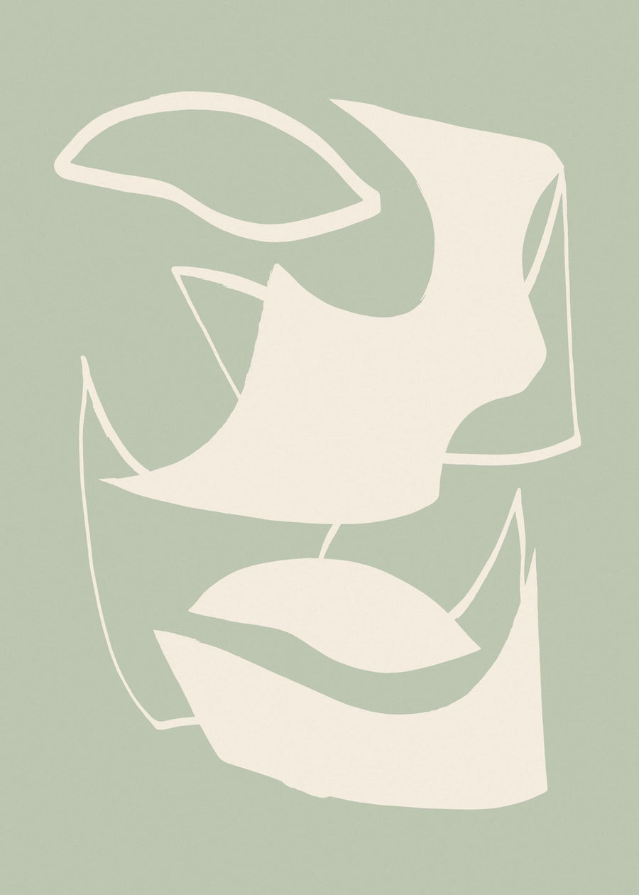 Serene Organic Shapes By Pictufy Studio | Art & Canvas Print