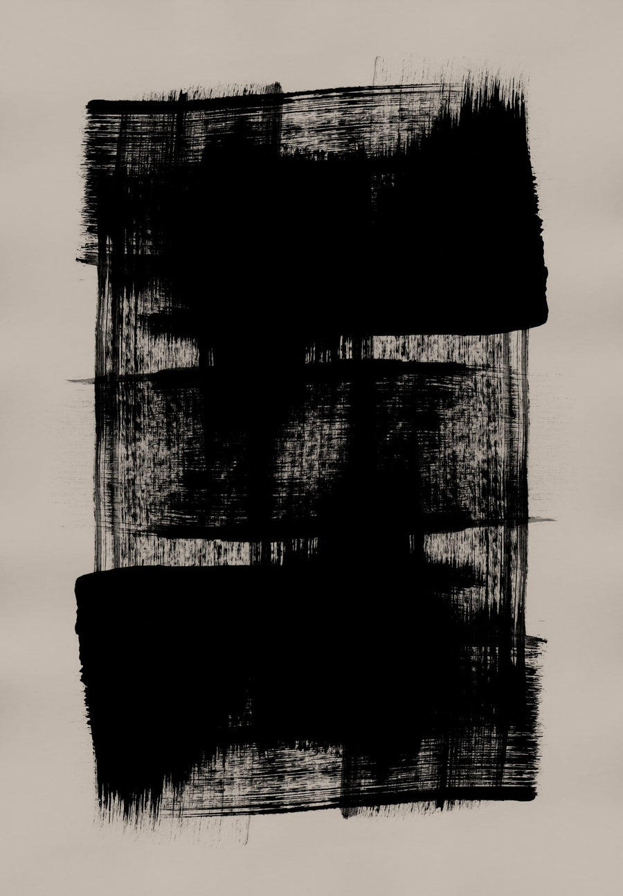 Abstract Brush Strokes 180Y By Mareike Böhmer | Art & Canvas Print