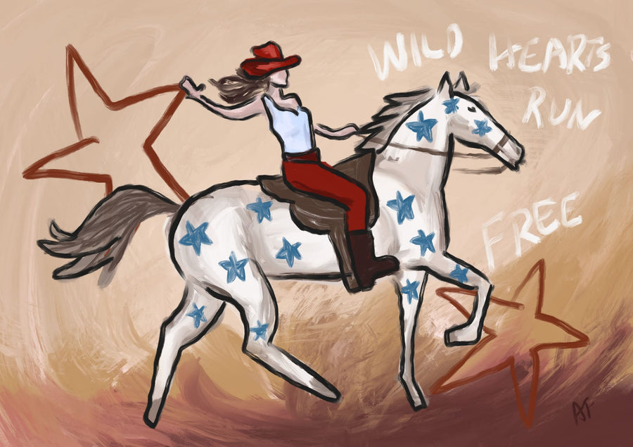 Wild Western Freedom By Athene Fritsch | Art & Canvas Print