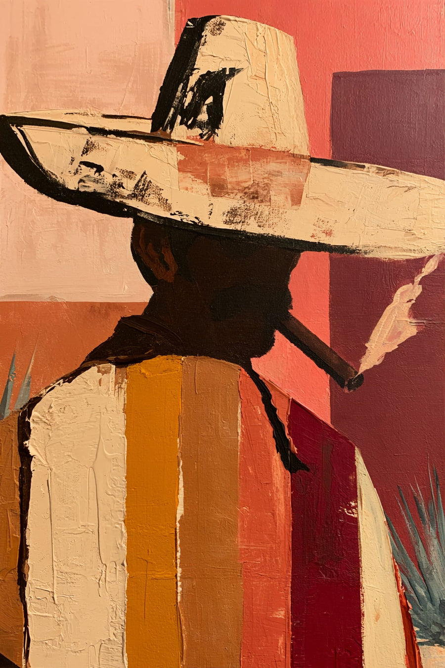 Vaquero in the Sunset | Art & Canvas Print