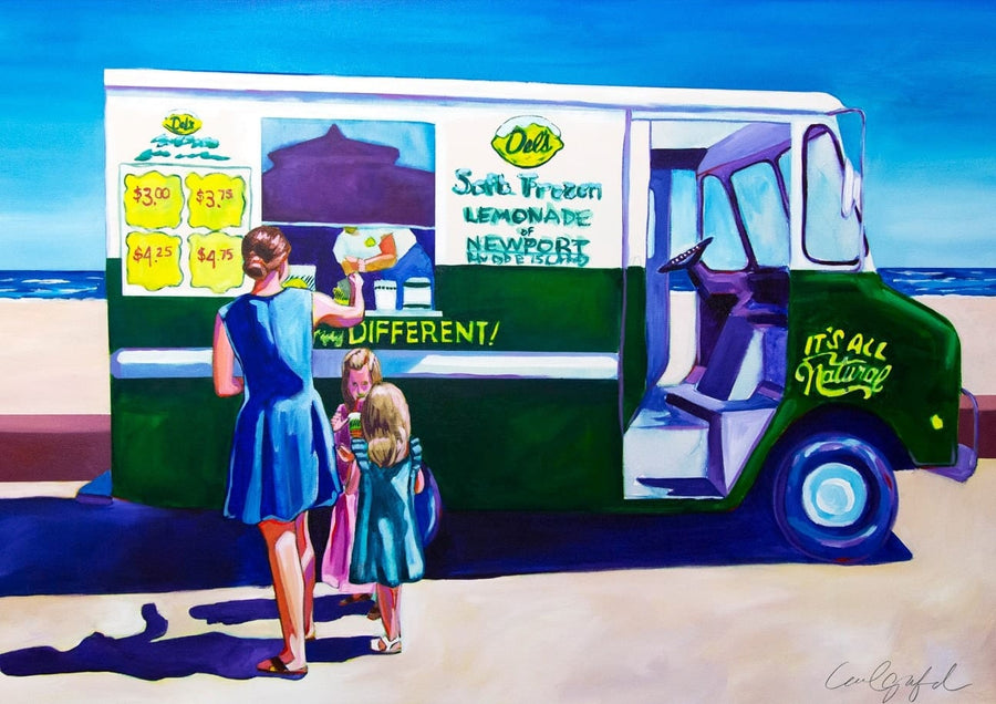 Frozen Lemonade Truck By Laurel Greenfield | Art & Canvas Print