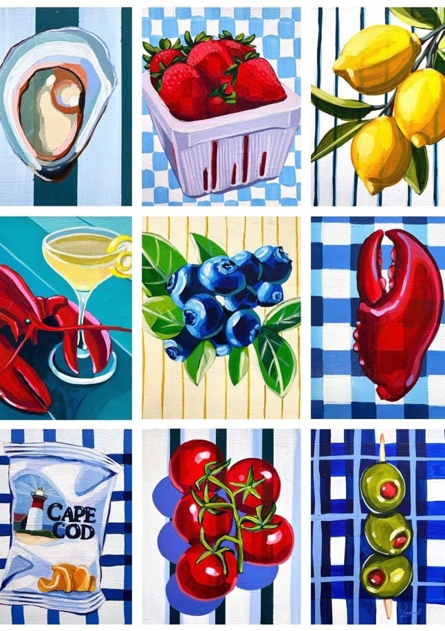 East Coast Summer Collage By Laurel Greenfield | Art & Canvas Print
