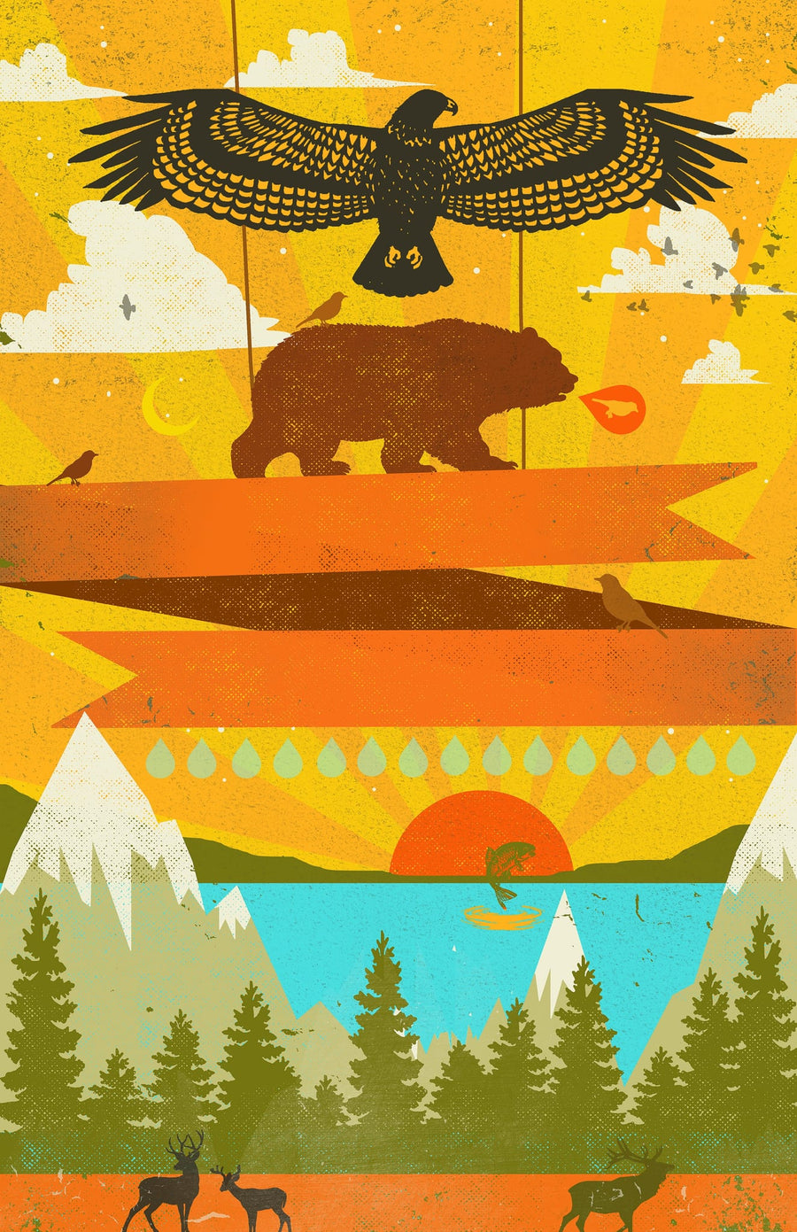 Nature Rules by Showdeer | Art & Canvas Print