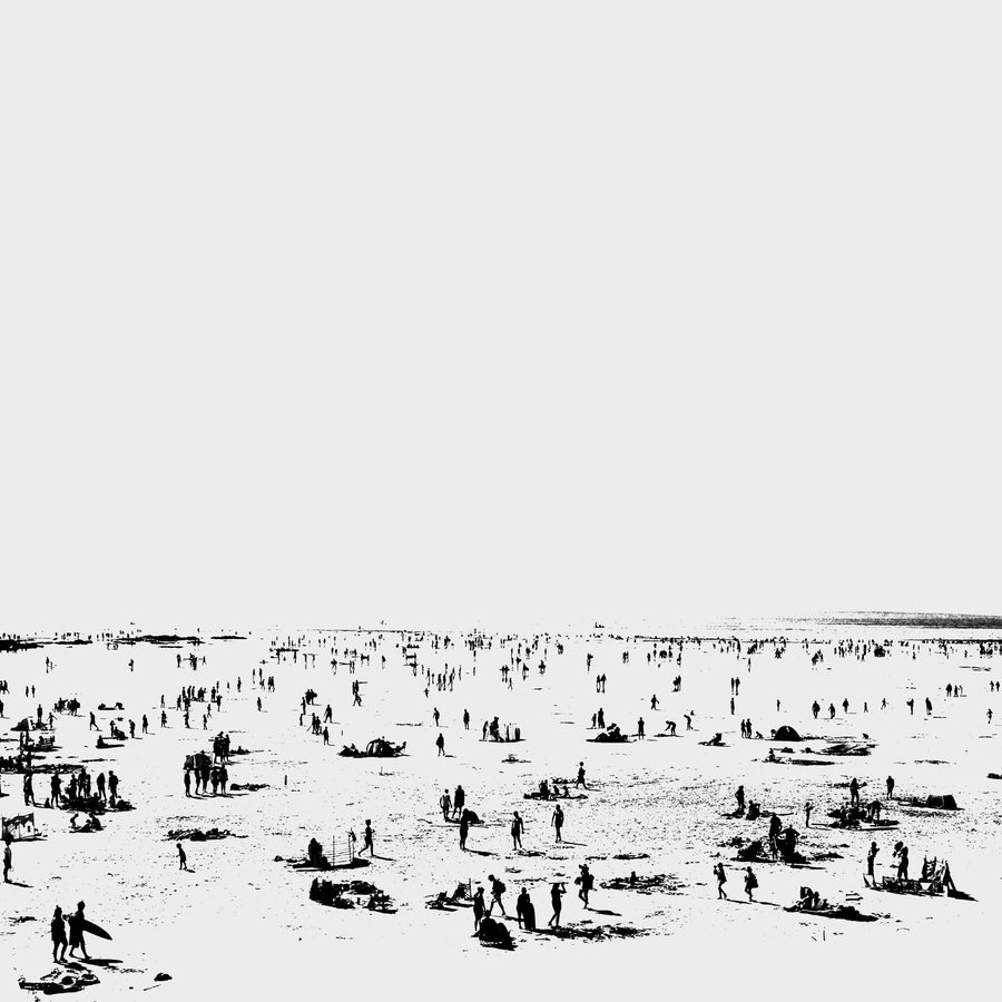 Beach No2 By Dan Hobday | Canvas Square Print