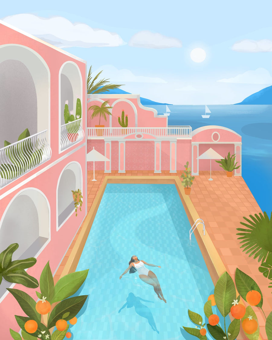 Summer Zen By Petra Lizde | Art & Canvas Print