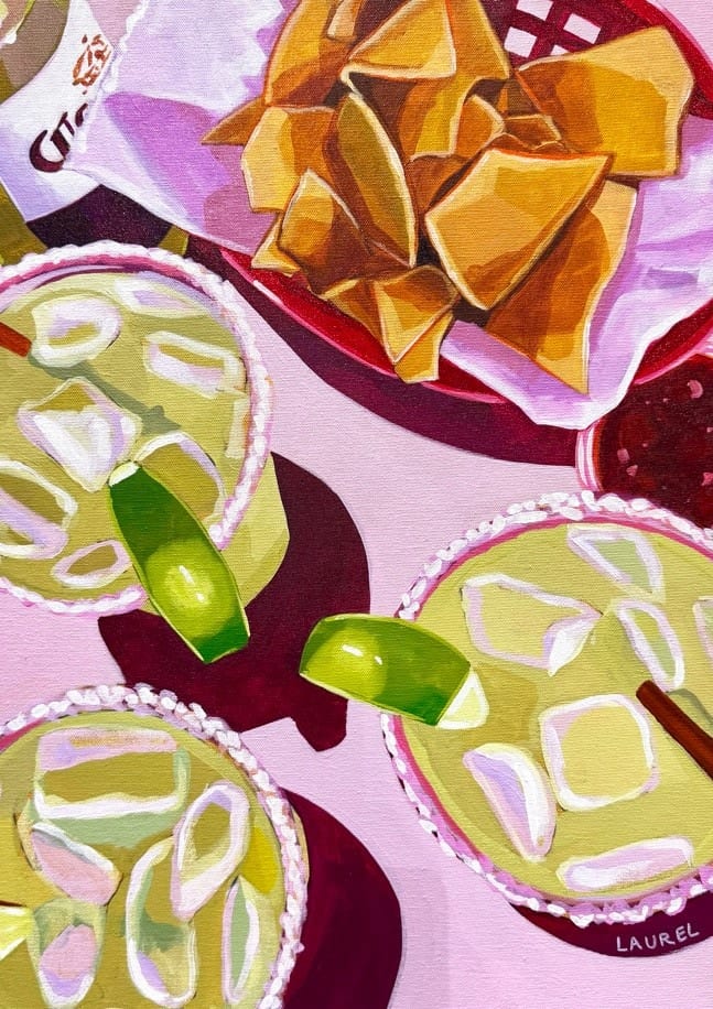 Margaritas And Chips By Laurel Greenfield | Art & Canvas Print