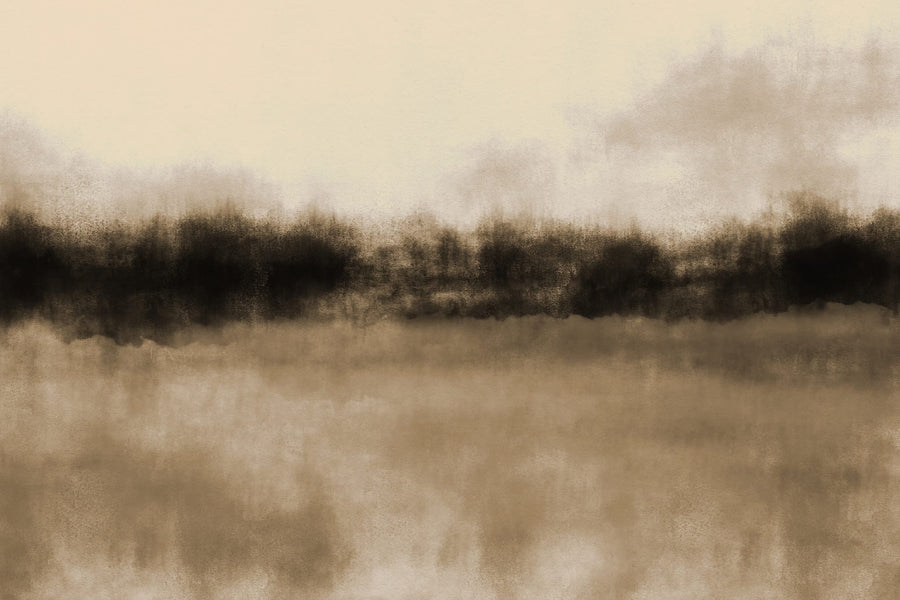 Misty Landscape Reflection By Dina Dankers | Art & Canvas Print
