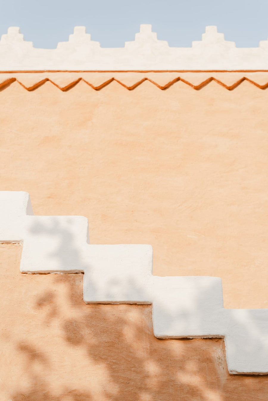 Sunny Orange Steps By Photolovers | Art & Canvas Print