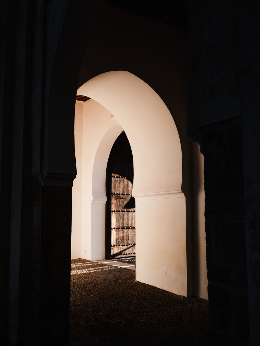 Moroccan Arches Sunlight By Photolovers | Art & Canvas Print