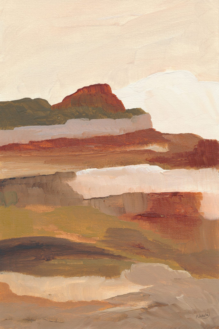 Whispers of Red Earth II By Nikita Jariwala | Art & Canvas Print