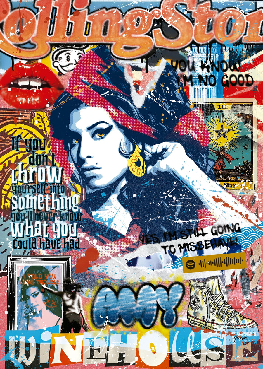 Amy By Richard Quexo | Art & Canvas Print