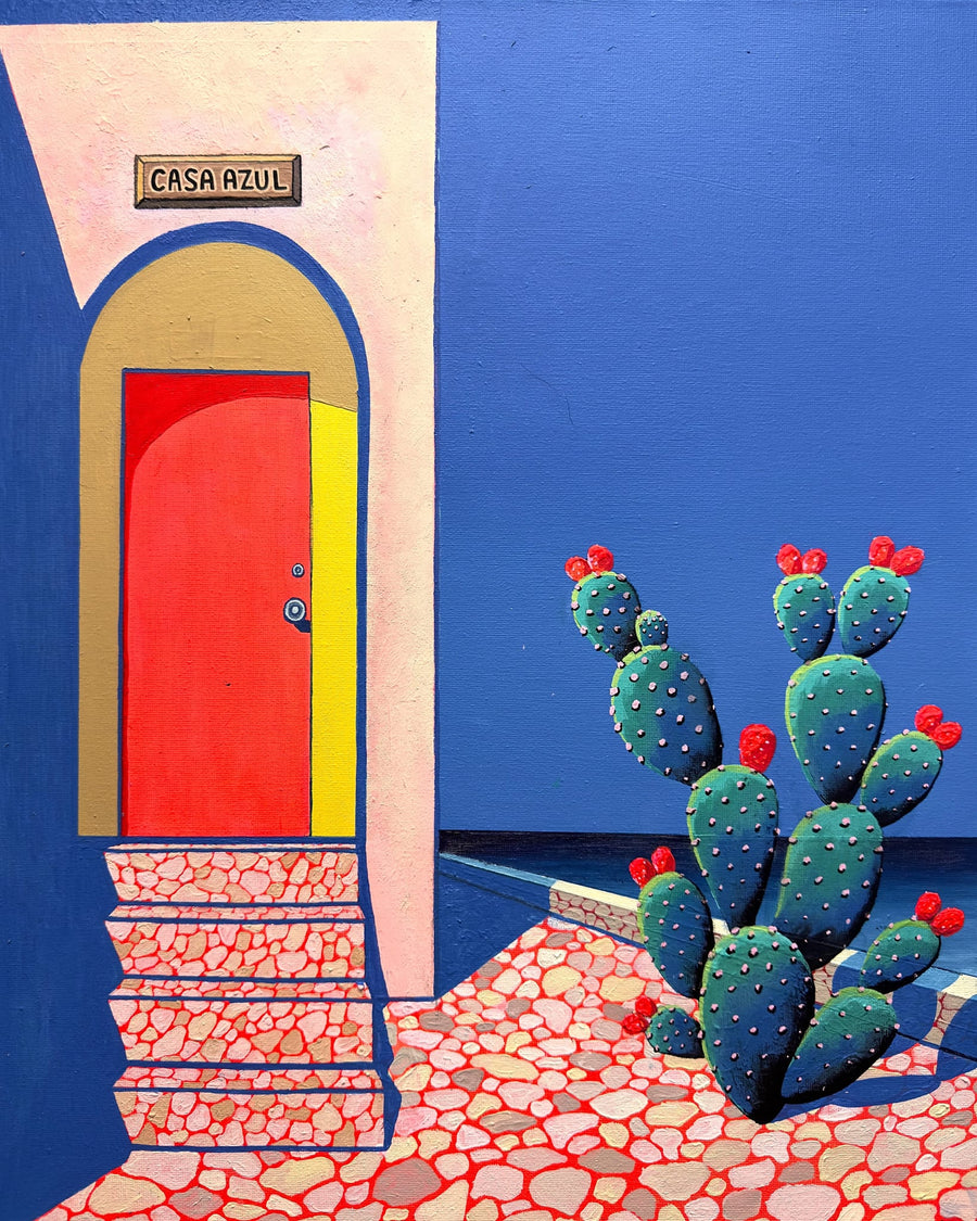 Casa Azul By Lucy Reed | Art & Canvas Print