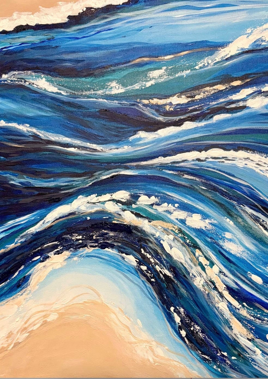 Backbeach By Anne Maree Wise | Art & Canvas Print