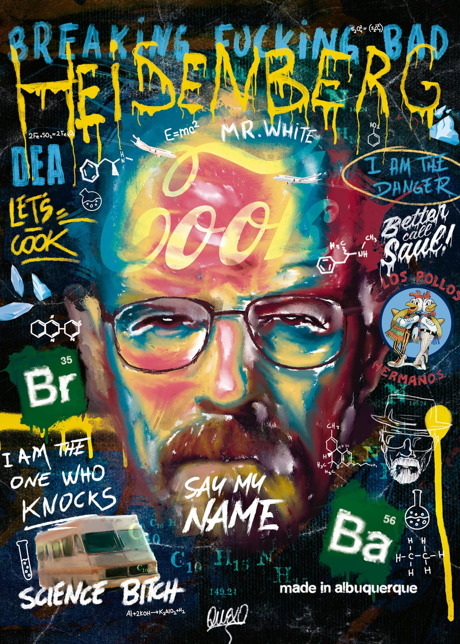 Breaking Bad By Richard Quexo | Art & Canvas Print