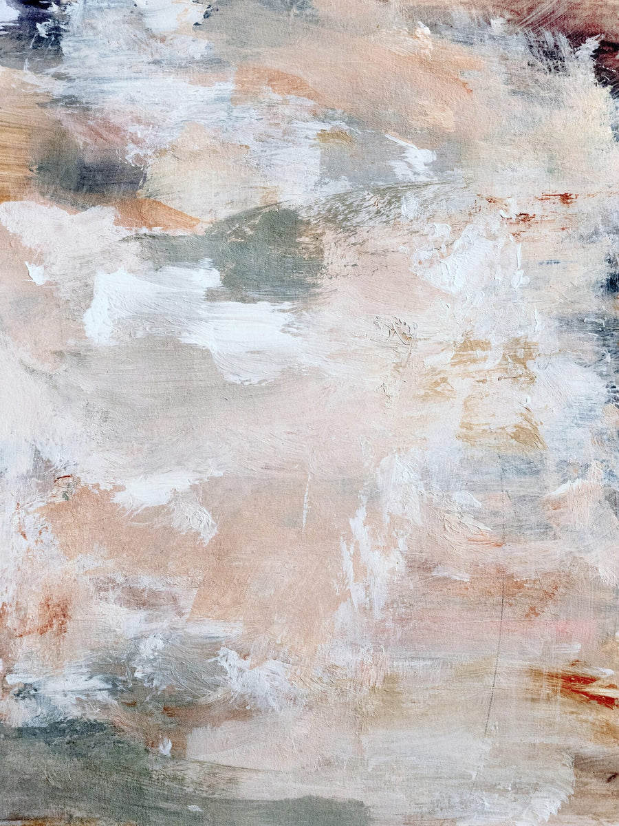 Soft Abstract Earth Tones By Gemma Bardot | Art & Canvas Print