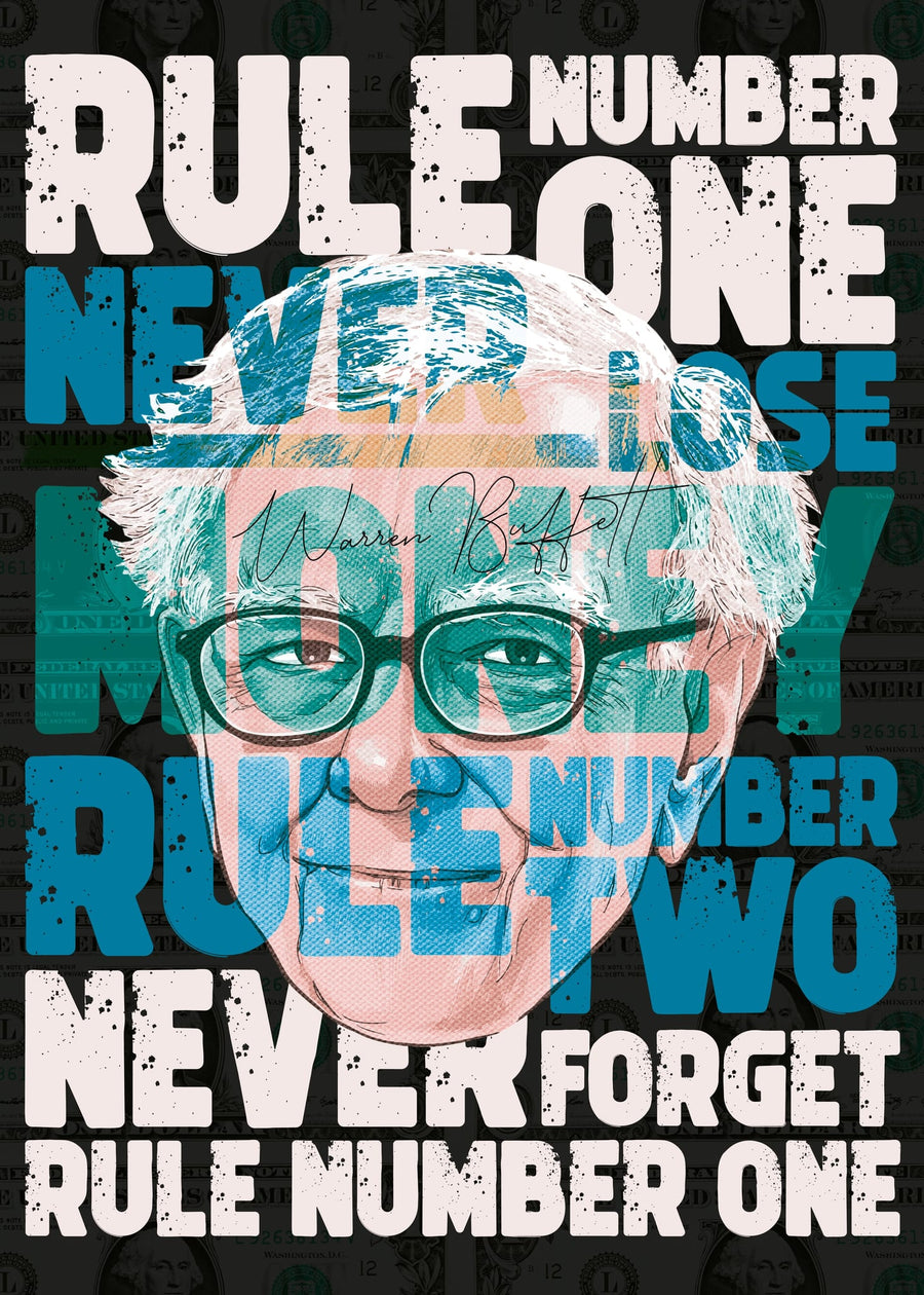 Buffett By Richard Quexo | Art & Canvas Print