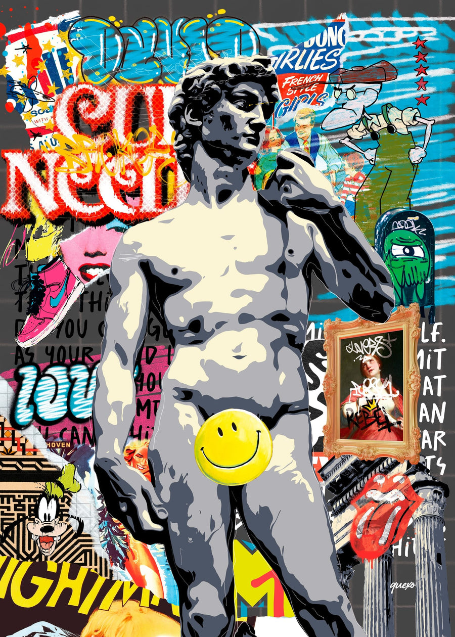 David Pop Art By Ricardo Quexo | Art & Canvas Print