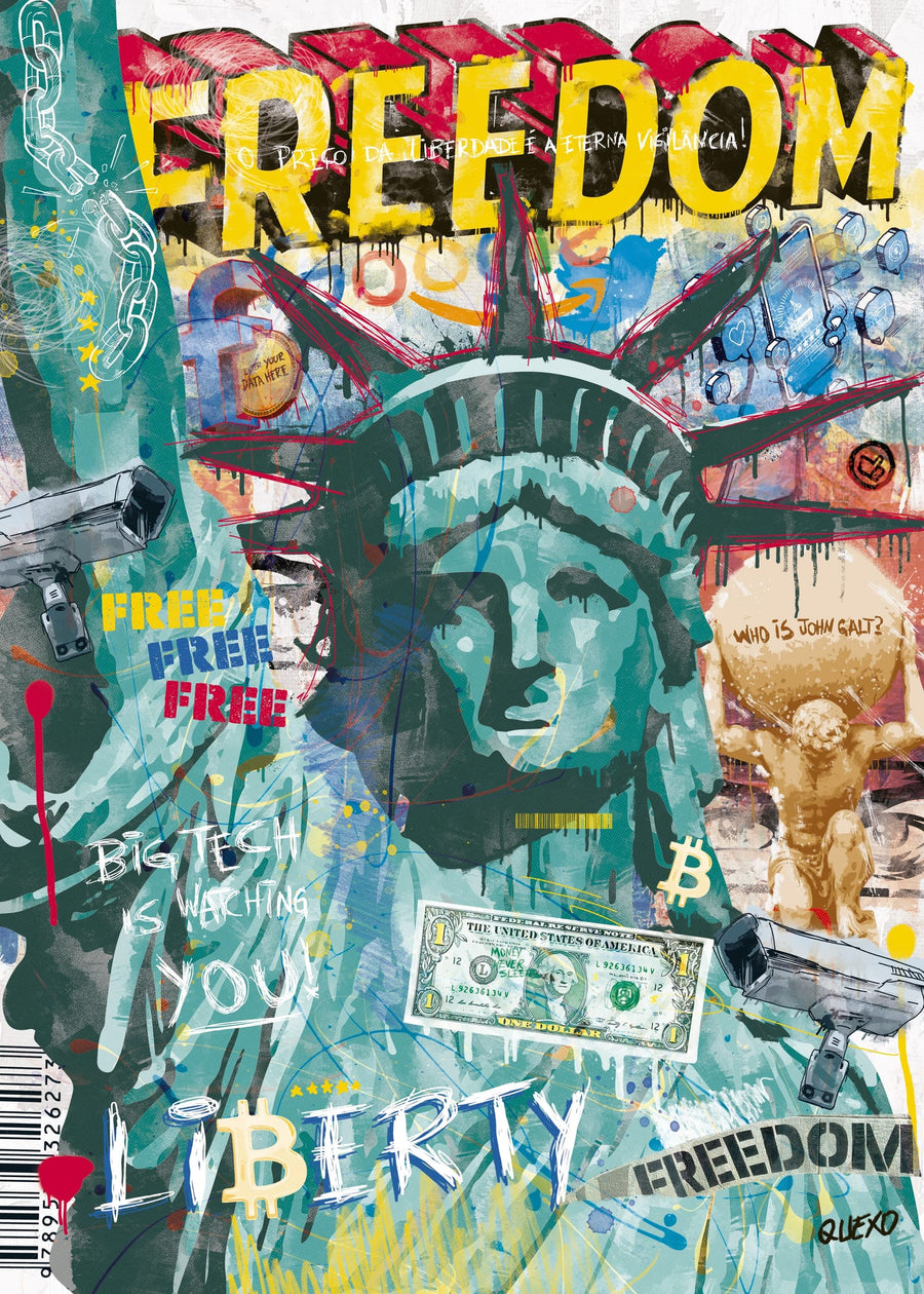 Freedom By Ricardo Quexo | Art & Canvas Print