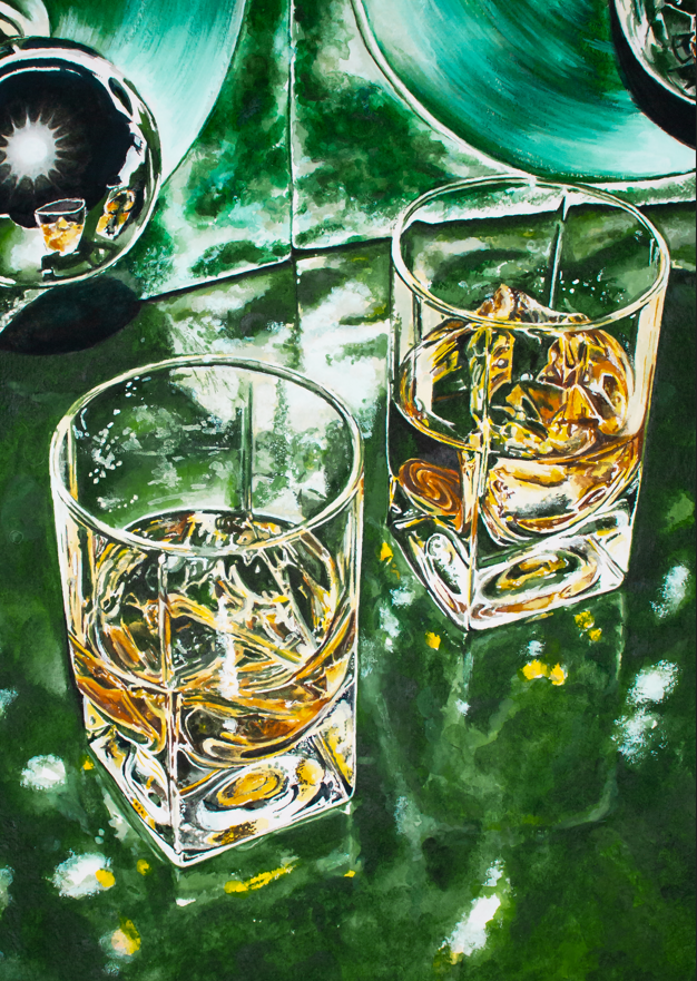 Green Scotch Scene by Julia Ockert