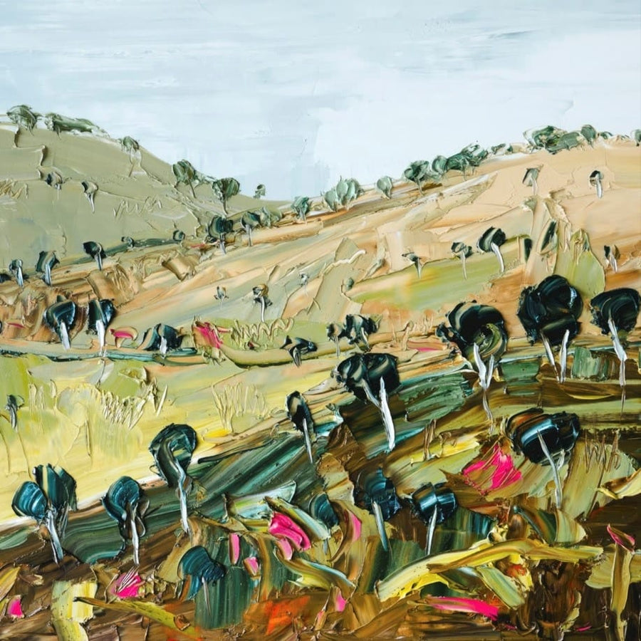 All The Meadows By Angela Hawkey | Canvas Square Print
