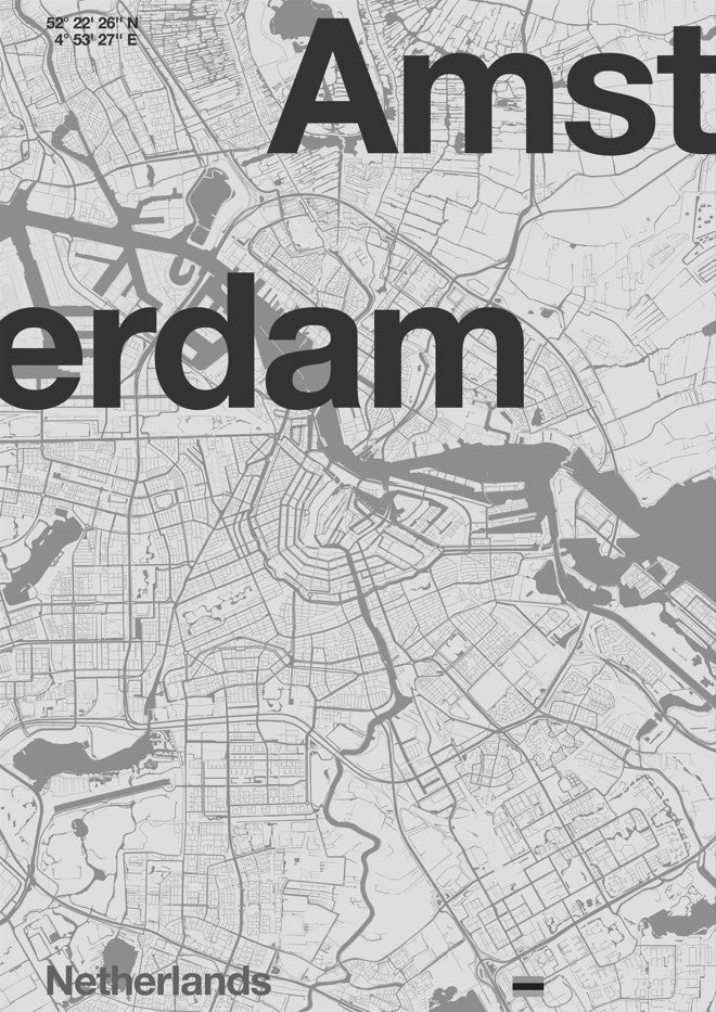 Amsterdam Map by Florent Bodart