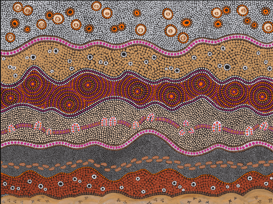 Ancestors in the Sky Indigenous Art by Domica Hill