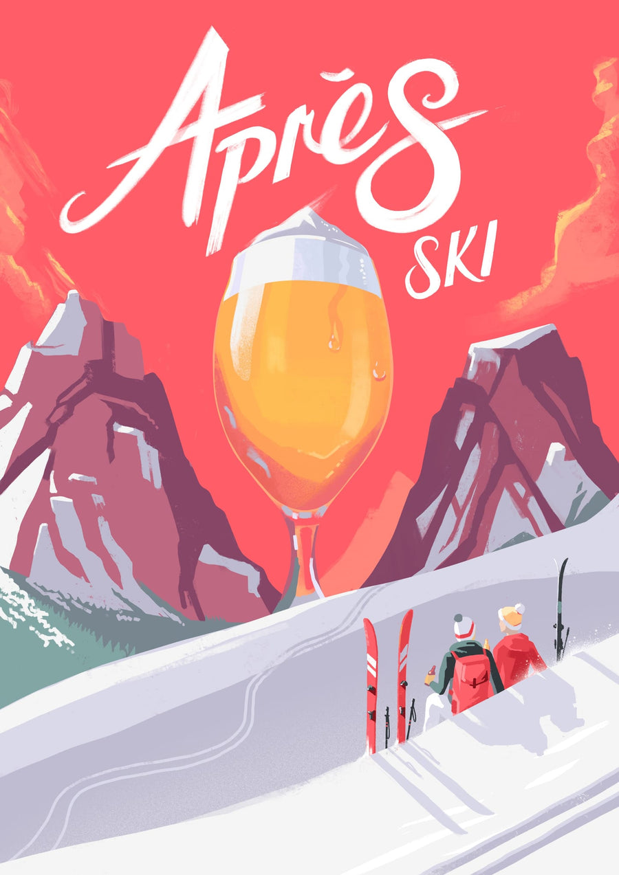 Apres Ski Red By Mark Harrison