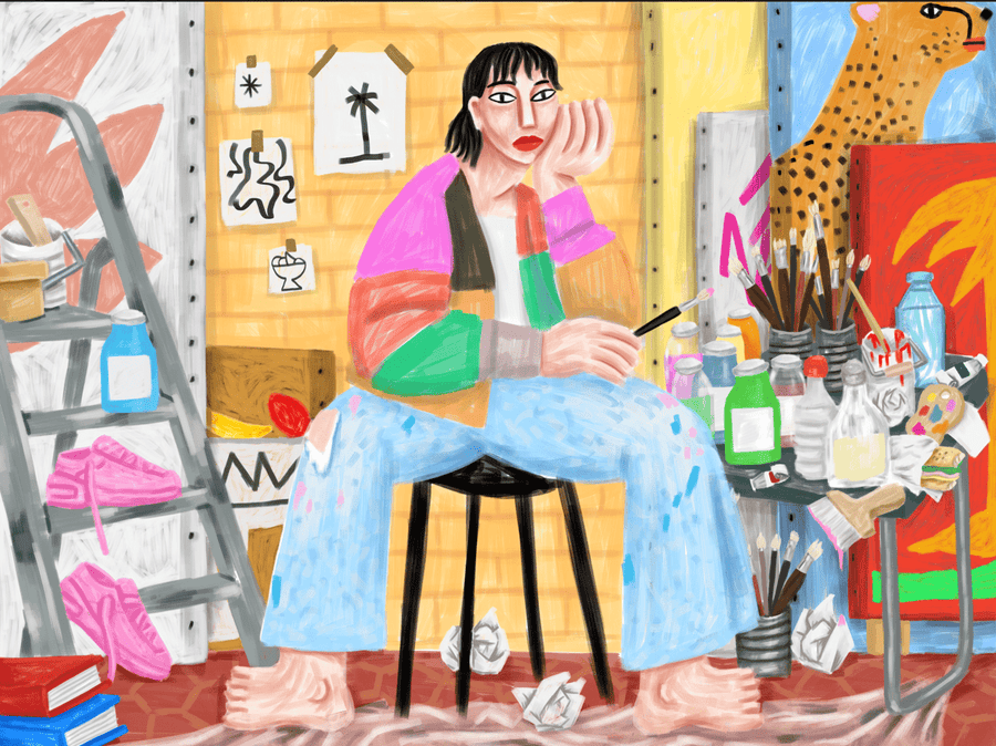 Art studio by Cedric Pierre-Bez