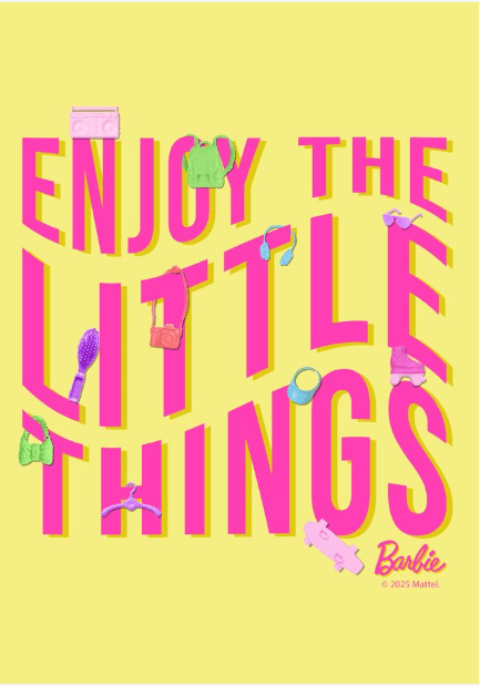 Barbie Enjoy the Little Things Wall Art Print