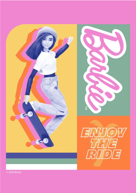 Barbie Enjoy The Ride Wall Art Print