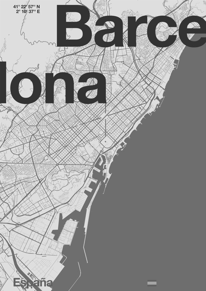 Barcelona Map by Florent Bodart