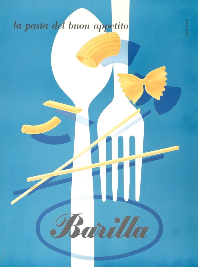 Barilla Pasta Vintage Wall Art
