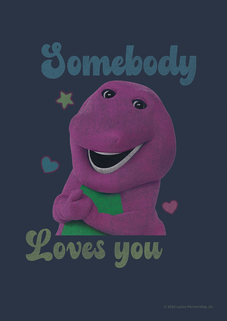 Barney Somebody Loves You Kids Bedroom Wall Art