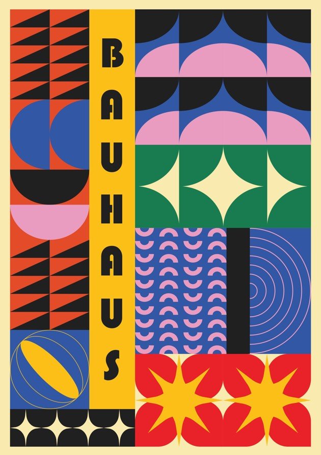 Bauhaus Spectrum of Shapes