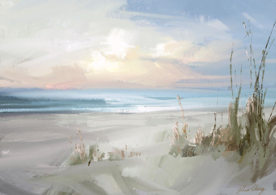 Beach Sunset by Julia Cheney