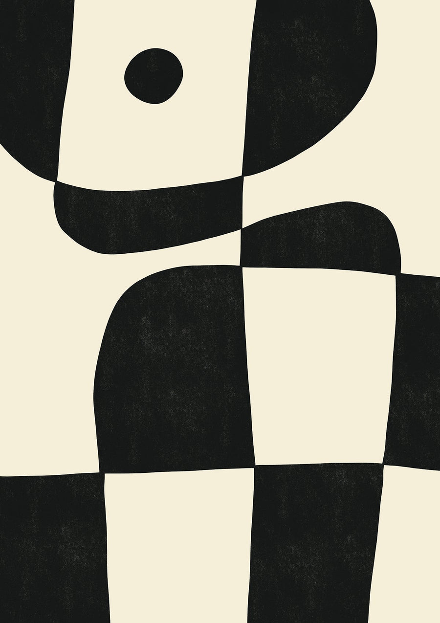 Beige and Black Animal Abstract by Maison Bootsy
