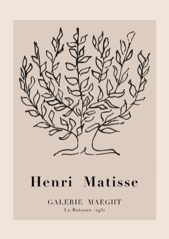 Black Tree Wall Art Prints by Henri Matisse